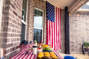 outdoor flags display