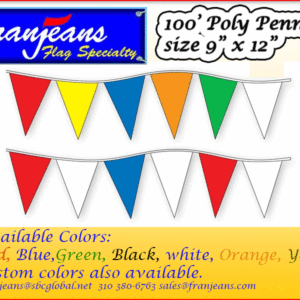 1-2 Color Pennants Strings